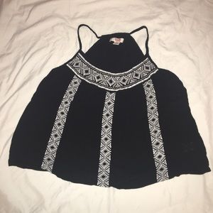 TRIBAL BLACK CAMISOLE